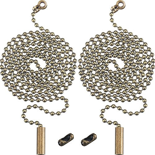 Shappy 2 Pezzi Bronzo Catena in Rilievo Estensione con Connectore per...