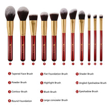 Carica l&#39;immagine nel visualizzatore di Gallery, DUcare Pennelli Make Up 27 pezzi Set di pennelli per trucco 27 Pezzi - Ilgrandebazar