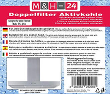 Carica l'immagine nel visualizzatore di Gallery, Filtro cappa cucina carboni attivi - universale adatto a ogni a) 1 Stück - Ilgrandebazar