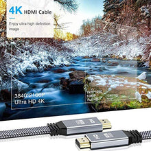 Carica l'immagine nel visualizzatore di Gallery, 4K@60HZ Cavo HDMI 5M, Snowkids Piatto 2.0 ad Altissima Velocità 5m