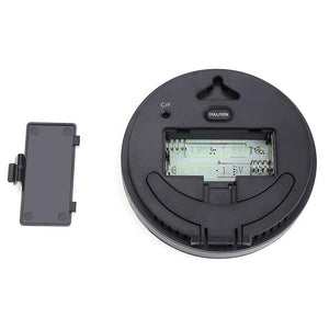 Fdit Termometro Senza Fili con Schermo LCD da Uso Esterno Interno ℃/℉ Nero - Ilgrandebazar