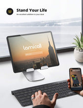 Carica l&#39;immagine nel visualizzatore di Gallery, Lamicall Supporto Tablet, Supporto Regolabile : Universale Stand Dock per 2018 Pad PRO 10.5, PRO 9.7, PRO 12.9, Pad Mini 2 3 4, Pad Air, Air 2, Phone, Samsung Tab, Altri Tablets - Argento
