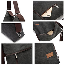 Carica l'immagine nel visualizzatore di Gallery, Travistar Borsa Zaino Donna,Borsa Tracolla Donna Borse a Mano Nero