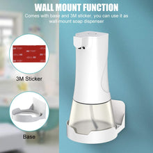 Carica l'immagine nel visualizzatore di Gallery, Cocoda Dispenser Sapone Automatico, 350ml Touchless Schiumogeno Dispenser Automatico con Regolabile Volume Produzione, IPX4 Impermeabile, Ricaricabile Erogatore Sapone Automatico per Cucina Bagno WC