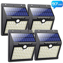 Carica l&#39;immagine nel visualizzatore di Gallery, Luce Solare Led Esterno, [Super Luminoso-1000 lumen] Pxwaxpy 97 LED Lampada...