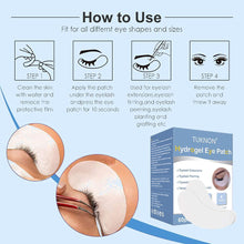 Carica l&#39;immagine nel visualizzatore di Gallery, Patch Extension Ciglia, Eye Gel Patches, Patch Occhi Extension, Patch Occhi Extension Ciglia, Cerotti Gel per Estensioni Ciglia, Patch Gel Sotto Gli Occhi Senza Pelucchi per Extension Ciglia, 60 Paia bianco