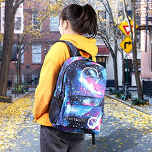 Carica l&#39;immagine nel visualizzatore di Gallery, Anime di moda zaino, Ragazze zaino luminoso Scuola Borsa Galaxy