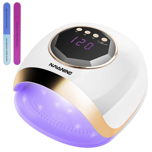 NAVANINO Lampada Unghie UV LED, Sensore Automatico Intelligente e Display... - Ilgrandebazar