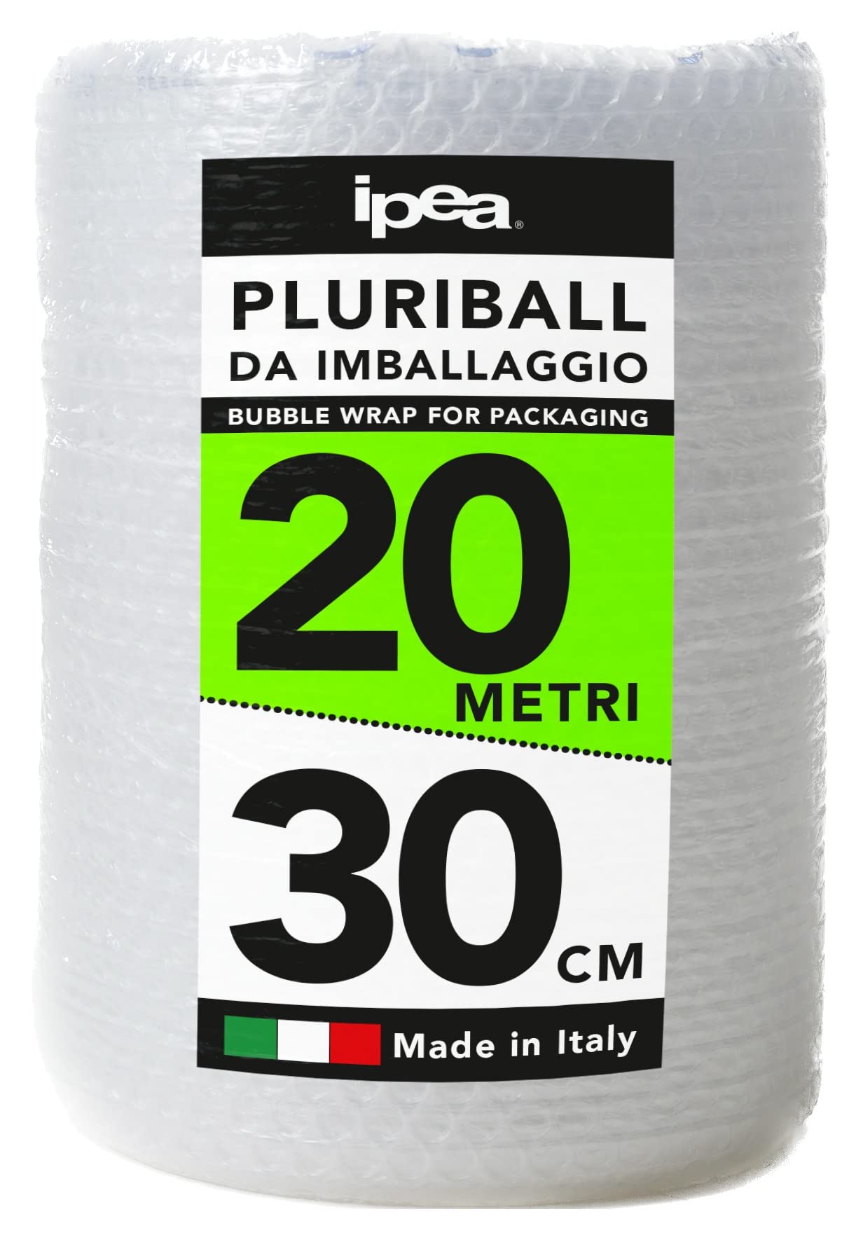 IPEA Pluriball per Imballaggio e Spedizioni – Rotolo da 20 Metri x 30 –