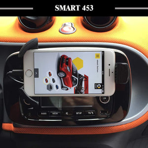 Supporto Per Telefono SMART 453, Smart 453 Forfour Fortwo Phone Nel Nero - Ilgrandebazar