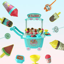 Carica l&#39;immagine nel visualizzatore di Gallery, Giocattolo del Carrello del Gelato - 45 PC Fai Finta di Giocare Set Cibo Giochi di Ruolo di Alimenti Giocattoli Dessert Caramelle Gioca Regalo Educativo per Bambini 2 3 4 Anni Ragazze e Ragazzi
