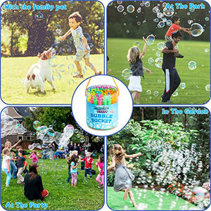 KreativeKraft Bolle di Sapone, Confezione da 40 Tubetti Sparabolle Sapone...