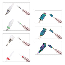 Carica l&#39;immagine nel visualizzatore di Gallery, Set di Punte per Unghie, H/E 7 Pcs Fresa Unghi, Professionale Nail... - Ilgrandebazar