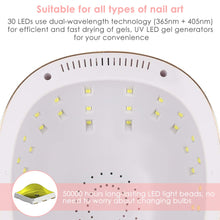 Carica l&#39;immagine nel visualizzatore di Gallery, NAVANINO Lampada Unghie UV LED, Sensore Automatico Intelligente e Display... - Ilgrandebazar