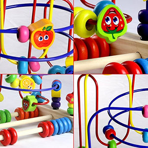 Fajiabao Giocattoli Rotolamento Bead Maze Roller Coaster Giochi di Legno... - Ilgrandebazar