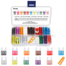 Carica l&#39;immagine nel visualizzatore di Gallery, Rovtop 150pcs Mini Fusibili Auto +1Clip (2A 3A 5A 7.5A 10A 15A 20A 25A 30A... - Ilgrandebazar