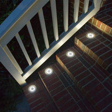 Carica l&#39;immagine nel visualizzatore di Gallery, Luci Solari Giardino 8 LED,Dingde led da Esterno,LED Luce 4 Pezzi - Ilgrandebazar