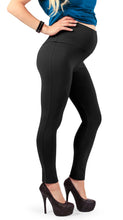 Carica l&#39;immagine nel visualizzatore di Gallery, MAMAJEANS Paris - Leggings Premaman Coprenti, Con Bande Laterali, In Morbido... - Ilgrandebazar