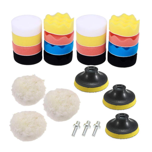 JZK Set 25 x spugnetta Spugna lucidatura Auto da 8 cm lucidatrice... - Ilgrandebazar