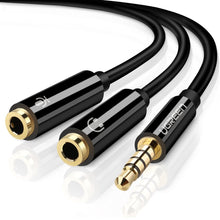 Carica l&#39;immagine nel visualizzatore di Gallery, UGREEN Cavo Sdoppiatore Microfono Cuffie Adattatore Splitter Jack 3,5mm Cavo... - Ilgrandebazar