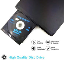 Carica l&#39;immagine nel visualizzatore di Gallery, LONPOO Lettore DVD Compatto 1~6 Regione Libera (Porto HDMI, USB, RCA, MIC, LED Display con Telecomando, cavo HDMI&amp; AV incluso) - Nero