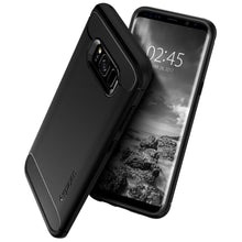 Carica l&#39;immagine nel visualizzatore di Gallery, Spigen Rugged Armor Cover Galaxy S8, Assorbimento Acustico e RA_Nero - Ilgrandebazar