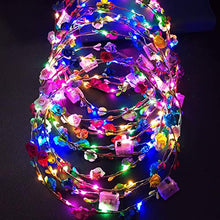 Carica l&#39;immagine nel visualizzatore di Gallery, LED Ghirlanda, 12 PCS Fascia Fiori Ghirlanda Capelli Ghirlande 1 - Ilgrandebazar