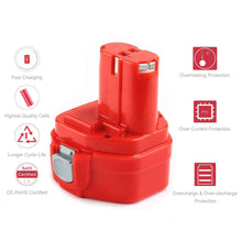 Carica l&#39;immagine nel visualizzatore di Gallery, Boetpcr 12V 3000mAh Ni-MH Sostituzione per Makita Batteria 3.0Ah-1, Pa12-1 - Ilgrandebazar