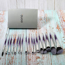 Carica l&#39;immagine nel visualizzatore di Gallery, Eono by Amazon - Pennelli Make Up Vegani Set 17Pcs Pennello Farbverlauf Lila