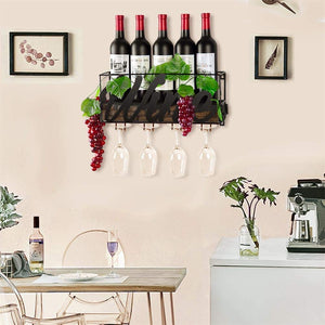 Tinyuet Scatola per Vino da Parete | Portabottiglie e Vetro | Wine - Ilgrandebazar