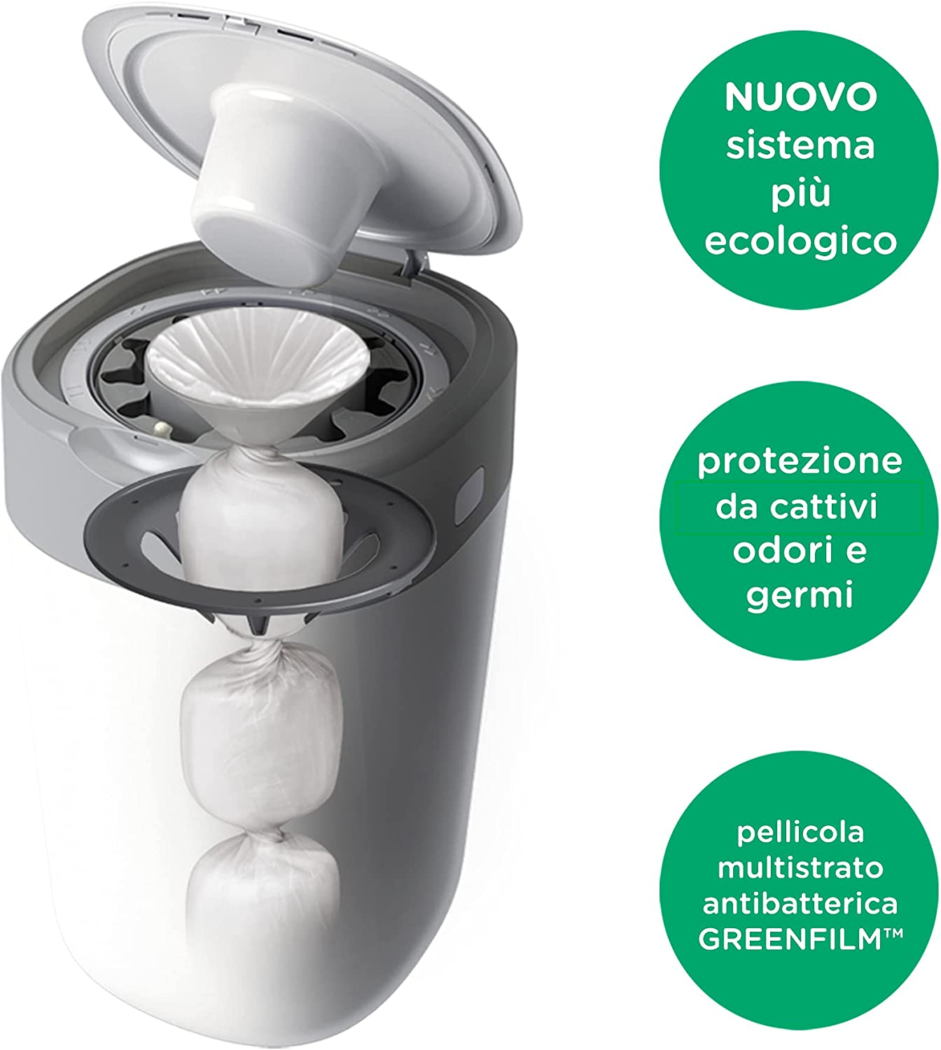 10 Ricariche Per Secchio Pannolini HIULLEN - 4.5m, Compatibili Con Tommee Tippee, Litter Locker E Altri - Foto 6