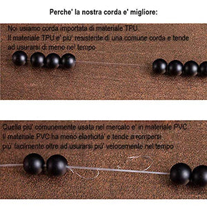 Light-Jewelry Bracciale Uomo Donna, Chakra con Vere Pietre Naturali, 7 - Ilgrandebazar