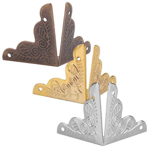 12pcs protezioni decorative d'angolo per la cassa del regalo dei Bronze - Ilgrandebazar