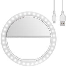 Carica l'immagine nel visualizzatore di Gallery, Diyife Selfie Ring Light, [Ultima Versione] Ricaricabile Luce Dell'Anello... - Ilgrandebazar