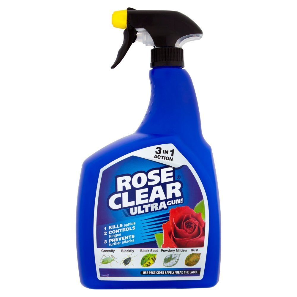 Rose Clear Ultra Gun Contact And Systemic Insecticide Fungicide 1 liters - Ilgrandebazar