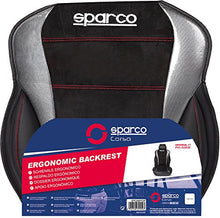 Carica l&#39;immagine nel visualizzatore di Gallery, Sparco SPC0907GR Schienale Ergonomico, Grigio - Ilgrandebazar