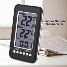 Carica l&#39;immagine nel visualizzatore di Gallery, Termometro Digitale LCD Orologio Senza Fili Trasmettitore Wireless... - Ilgrandebazar