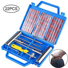 Carica l'immagine nel visualizzatore di Gallery, Faburo 9pcs Kit per Riparazione Pneumatici, Moto Ripara Pneumatici Gomme... - Ilgrandebazar