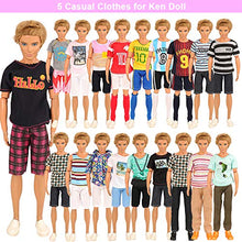 Carica l&#39;immagine nel visualizzatore di Gallery, Miunana 5 Abiti Vestiti alla Moda per Ken Doll Bambola (Slezionati A Caso) - Ilgrandebazar