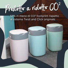 Carica l'immagine nel visualizzatore di Gallery, Tommee Tippee Mangiapannolini Twist And Click, Il Sistema Ecologico, Contiene 1 Ricarica Con Pellicola Greenfilm, Bianco