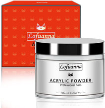 Carica l'immagine nel visualizzatore di Gallery, lofuanna Polvere Acrilica per Unghie 120g, Unghie in Polvere Acrilica Smalto per Unghie Collezione Polvere Acrilica per Unghie di，Polvere Builder Acrilico Professionale per Unghie (Trasparente)