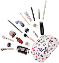 Carica l'immagine nel visualizzatore di Gallery, Borsa per il trucco con coulisse pigra Borsa per cosmetici da viaggio grande portatile Borsa per il trucco da viaggio Borsa per l'immagazzinaggio per le donne Ragazza (rossetto) Lipstick
