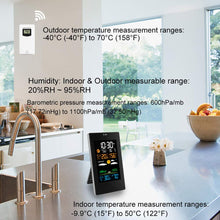 Carica l&#39;immagine nel visualizzatore di Gallery, ONEVER Stazione meteorologica, barometro Wireless Termometro Medium, As Shown - Ilgrandebazar
