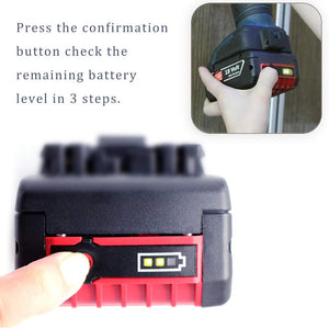 DOSCTT Sostituzione per Bosch BAT609 18V 5500mAh Li-Ion Batteria 1 pack, Nero