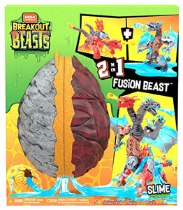 MEGA Construx Breakout Beasts con Slime, 2 Creature in Uno, Giocattolo per... - Ilgrandebazar