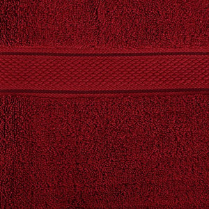 Pinzon by Amazon - Set di asciugamani 2 Asciugamani (50x100cm), Rosso Ribes