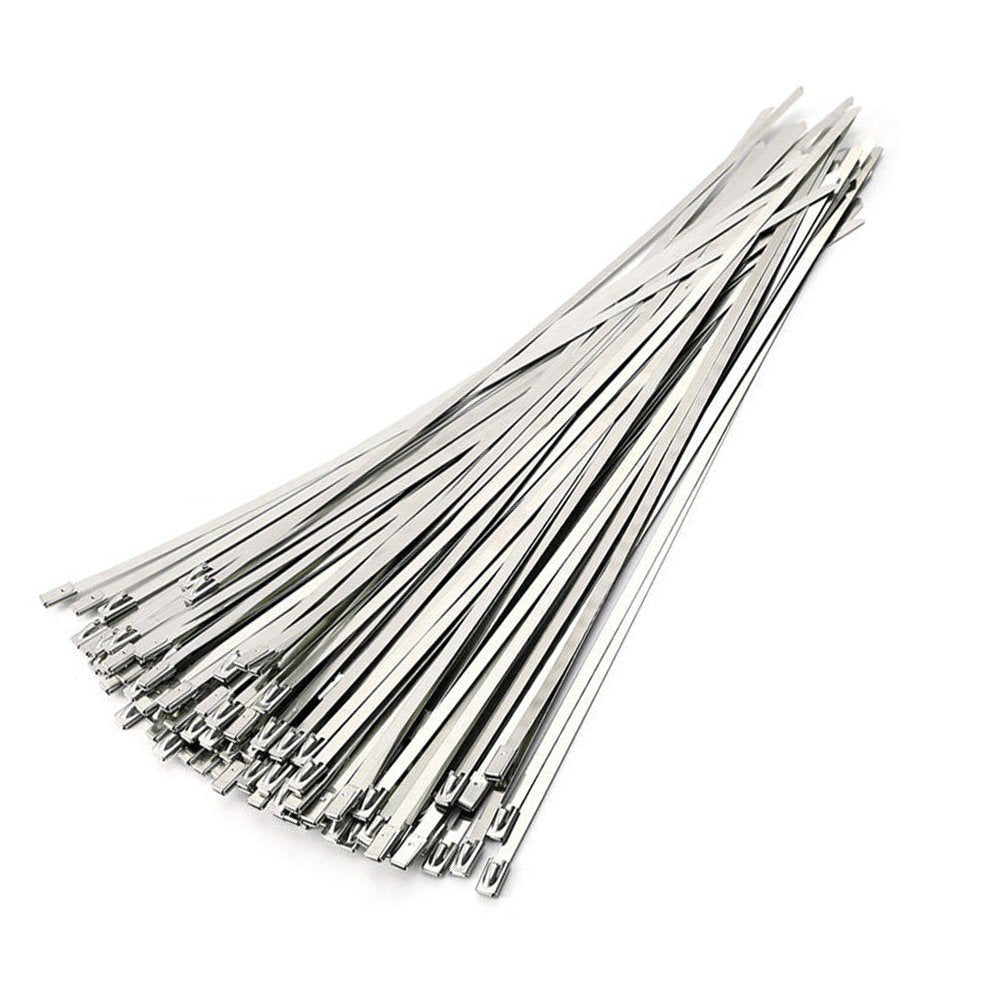 ANZESER in acciaio inox Fascette 4.6 * 300mm dello scarico Involucro Coated... - Ilgrandebazar