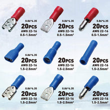 Carica l&#39;immagine nel visualizzatore di Gallery, 360pcs Connettori Elettrici, Geepro misto Assortiti Lug Kit Isolato - Ilgrandebazar