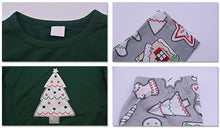 Carica l'immagine nel visualizzatore di Gallery, Xingsiyue Famiglia Pigiama Natale Set - Natalizio Pigiami Costume di Natale Indumenti da Notte Abiti Manica Lunga Top e Pantaloni