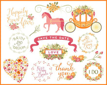 Carica l&#39;immagine nel visualizzatore di Gallery, Wedding Card, Deesos Biglietto d&#39;auguri per innamorati, Carrozza - Ilgrandebazar